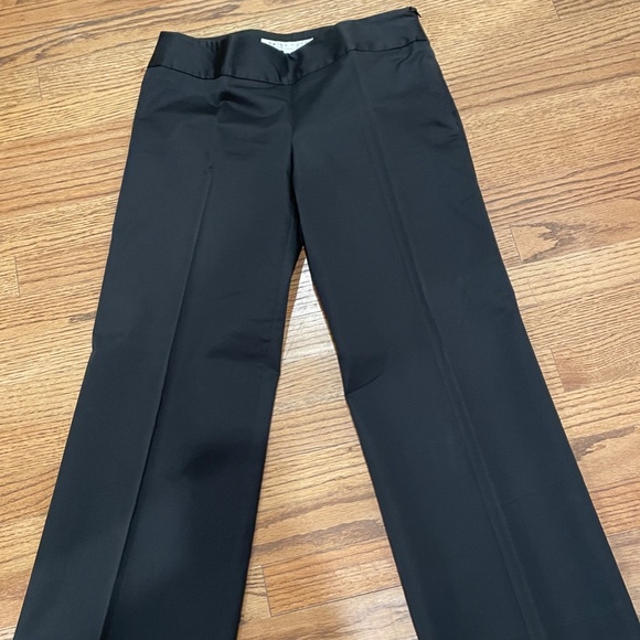 Trina Turk Black Cropped Wide Leg Pants - Picture 1 of 5